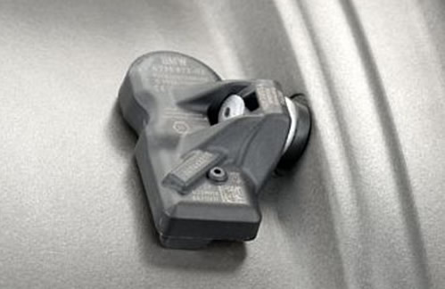 Photo of tire pressure monitor sensor